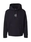 ARMANI EXCHANGE Mikina  tmavomodrá / biela