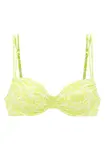 VENICE BEACH Bikinový top  limetová / biela