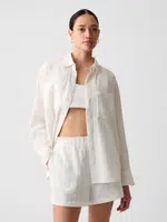 GAP Mušelínová košile oversize - Dámské