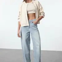 Trendyol Light Blue Low Waist Skater Jeans