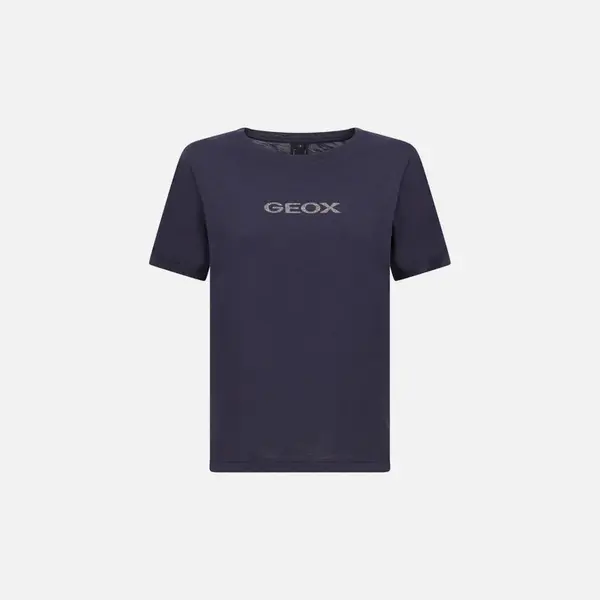 Tmavě modré dámské tričko Geox T-Shirt - Dámské