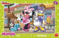 Puzzle Minnie na Montmartru 15 dílků deskové - Walt Disney