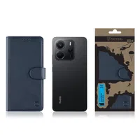Flipové pouzdro Tactical Field Notes pro Xiaomi Redmi Note 14 4G, modrá