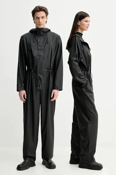 Overal Rains Jumpsuit Regular W3 černá barva, 12090