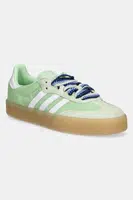Kožené tenisky adidas Originals Sambae W zelená barva, JI2738