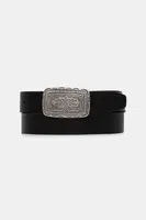 Kožený pásek Levi's černá barva, 002G1-0000