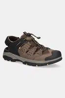 Sandály Skechers TRESMEN pánské, hnědá barva, 205113