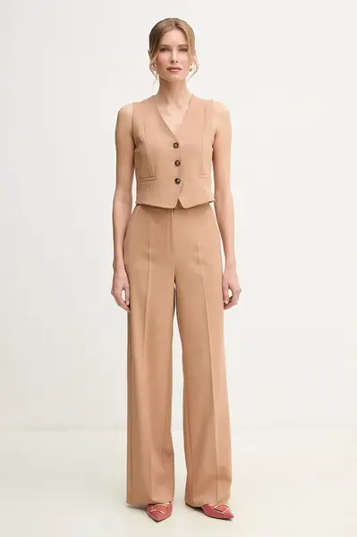 Set - bunda a kalhoty Marella Emme by Marella hnědá barva, 2515211011200