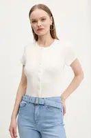 Halenka Abercrombie & Fitch dámská, béžová barva, hladká, KI139-5293