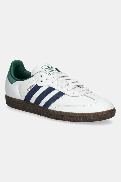 Kožené tenisky adidas Originals Samba OG bílá barva, IH4882
