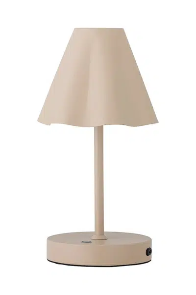 Bezdrátová stolní LED lampa Bloomingville Lianna béžová barva