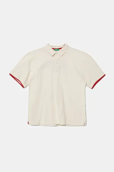 Bavlněné polo tričko United Colors of Benetton