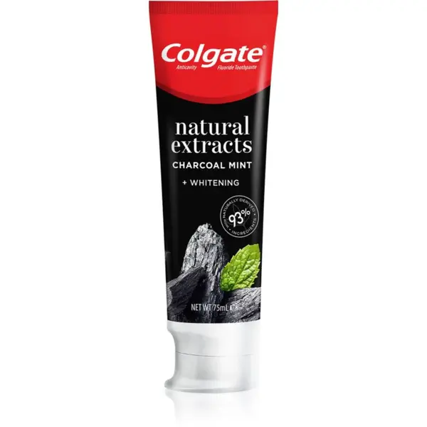 Colgate Natural Extracts Charcoal + White bělicí zubní pasta s aktivním uhlím 75 ml