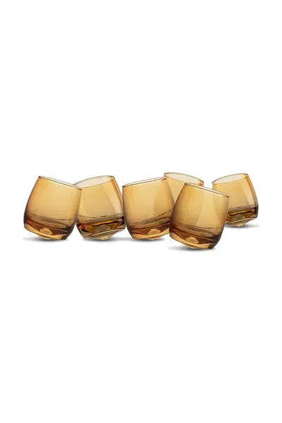 Sada skleniček Sagaform 300 ml 6-pack žlutá barva