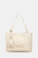 Kabelka Love Moschino béžová barva, JC4206PP0MLA0110