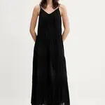 Šaty Superdry černá barva, midi, W8011908A-02A