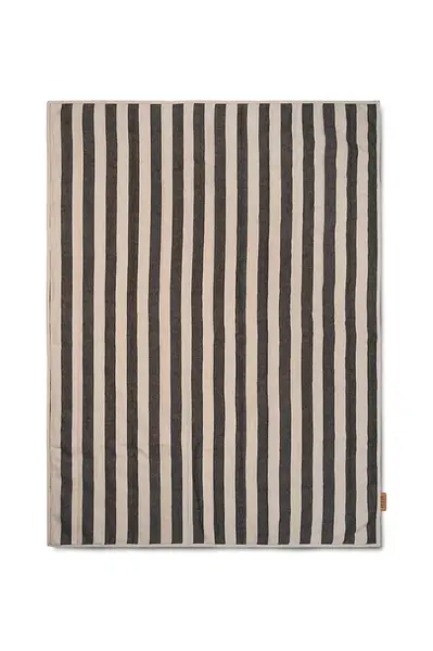 Přehoz s příměsí bavlny ferm LIVING Grand 120 x 170 cm