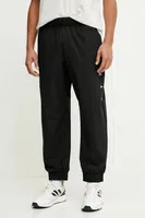 Tepláky EA7 Emporio Armani černá barva, s potiskem, AF13417.7M000113