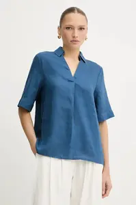 Lněná halenka United Colors of Benetton