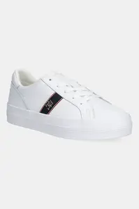 Kožené tenisky Tommy Hilfiger VULC WEBBING SNEAKER