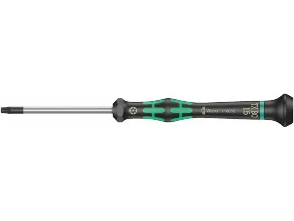 Wera 118052 Šroubovák TORX TX 15 BOx60 mm k použití v elektronice Kraftform Micro typ 2067