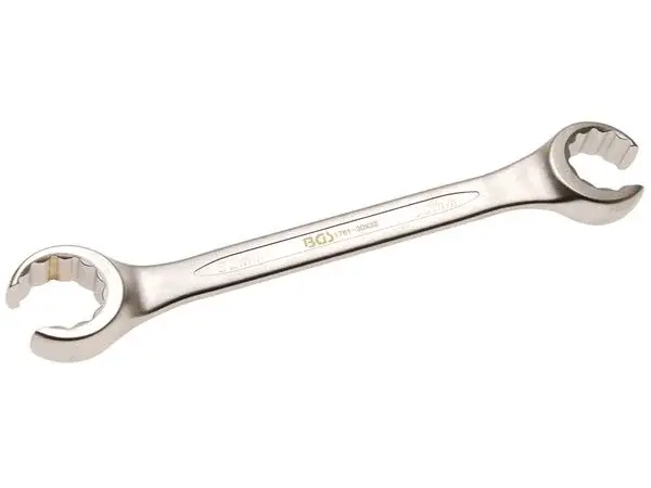 BGS Technic BGS 1761-30x32 Otevřený dvoustranný očkový klíč 30 x 32 mm na brzdová potrubí
