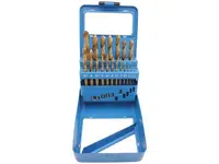 BGS Technic BGS 2013 Vrtáky HSS spirálové 1 ÷ 10 mm TiN. DIN 338. Sada 19 ks