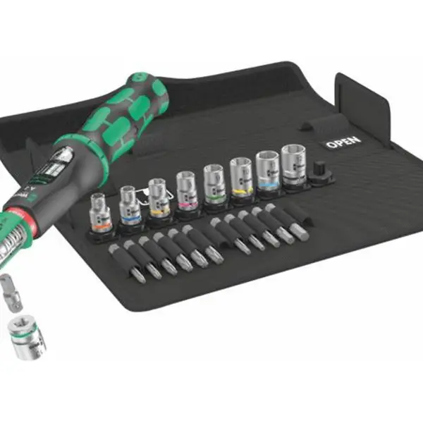 Wera 075832 Momentový klíč HEX 1/4" Safe-Torque A 2 Set 1 (2 ÷ 12 Nm) [Sada 23 dílů]