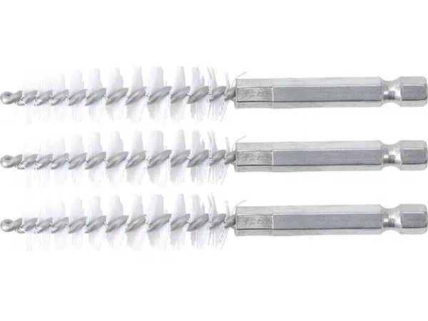 BGS Technic BGS 3078-13-N Nylonové kartáče pr. 13 mm, upínání 1/4", 3 ks (Sada BGS 3078)
