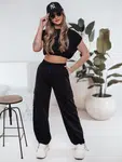 Komplet damski CHICBASE czarny Dstreet