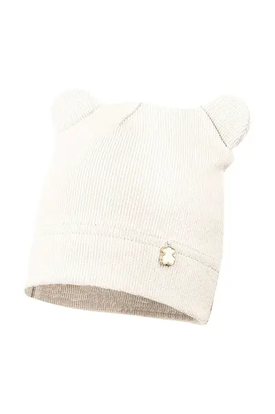 Dětská čepice Jamiks ROSSI bílá barva, z tenké pleteniny, JWH098