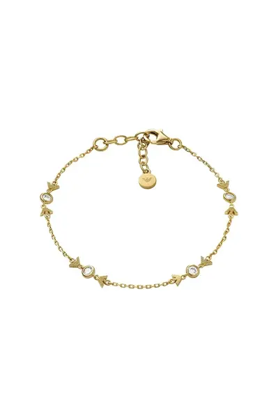 Stříbrný náramek Emporio Armani EAGLE LOGO