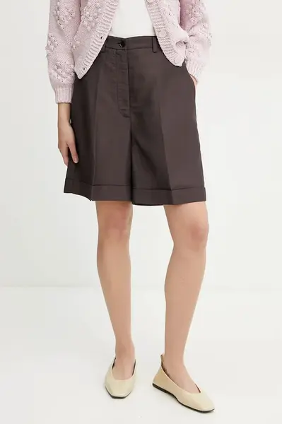 Šortky s příměsí lnu Liviana Conti