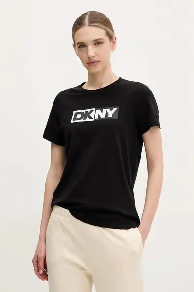 Tričko Dkny černá barva, DP5T5894