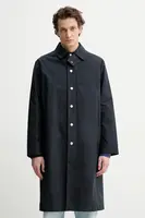 Bavlněný kabát A.P.C. mac arthur tmavomodrá barva, COERC.H01535