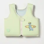 Dětská plavecká vesta SunnyLife Shred Turtle Aqua x Rip Curl 3-6 years zelená barva