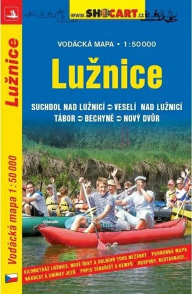 Lužnice vodácká mapa