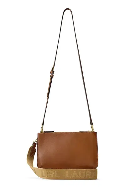 Kožená kabelka Lauren Ralph Lauren
