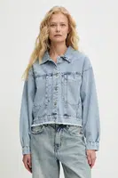 Džínová bunda Answear.LAB modrá barva, přechodná, oversize