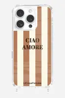 Obal na telefon LaCoqueFrançaise iPhone 16 hnědá barva