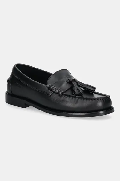 Kožené mokasíny Tommy Hilfiger TH TASSEL LTH LOAFER