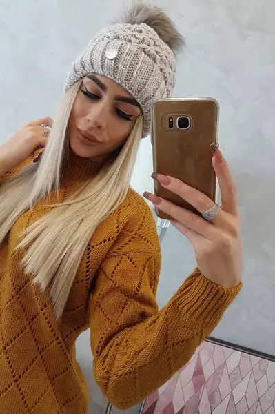 Kesi Čepice K165 světle béžová