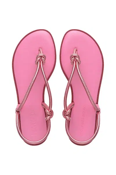 Sandály Havaianas UNA ACAI dámské, růžová barva, 4149616.9321