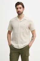 Košile s příměsí lnu Tommy Hilfiger