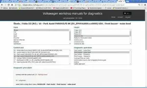 Ross-Tech VIS - online databáze diagnostických postupů pro koncern VW
