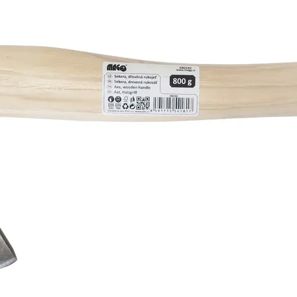 MAGG Sekera 600 g, dřevěná rukojeť HICKORY Hmotnost hlavy: 800