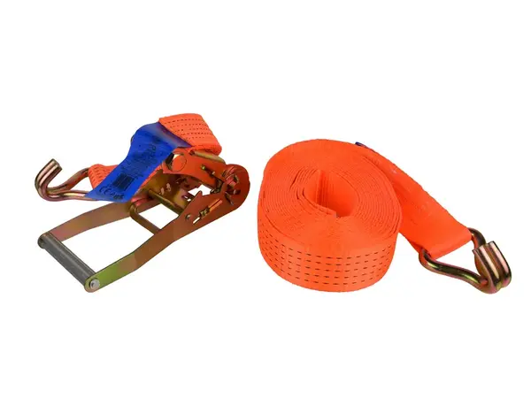 GEKO Upínací pás s ráčnou a háky 5 tun, 4 m, 50 mm Délka: 10 m