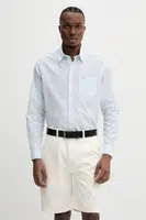 Bavlněná košile Guess Jeans pánské, modrá barva, regular, s klasickým límcem, M5RH67 WGZ11