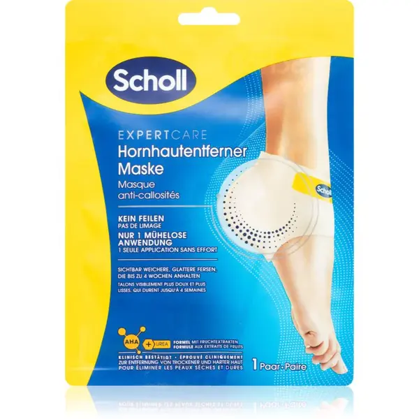 Scholl Pedimask™ Callus exfoliační maska na paty 1 ks
