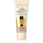Eveline Cosmetics Satin Matt matující make-up se šnečím extraktem odstín 104 Beige 30 ml